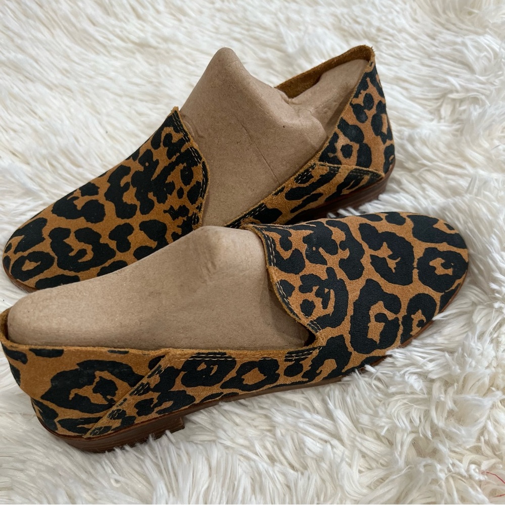 Lucky Brand Women Cahill leopard‎ print flats size 7.5 - Picture 11 of 13